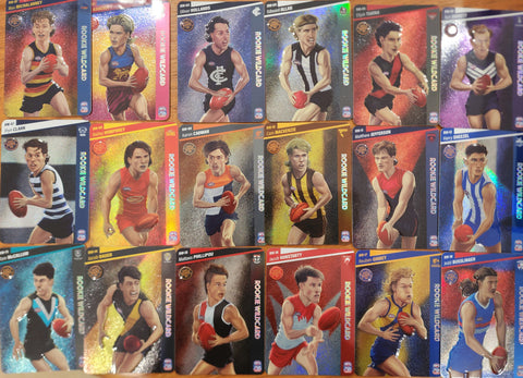 2024 AFL Teamcoach Complete set of 18 Rookie Wildcards