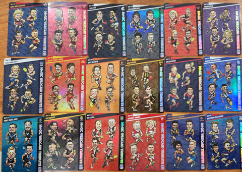 2024 AFL Teamcoach Complete set of 18 Magic Wildcard Tributes