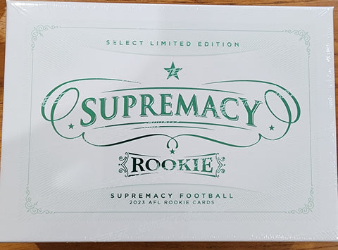 2023 AFL Select Supremacy Football Limited Edition Rookie Card Sealed Box