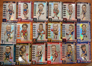 2018 AFL Teamcoach Magic Wildcard Complete set of 18 cards