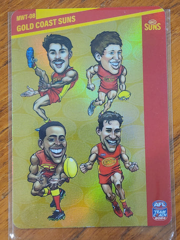 2024 AFL Teamcoach Magic Wildcard Tribute Gold Coast Suns MWT - 08