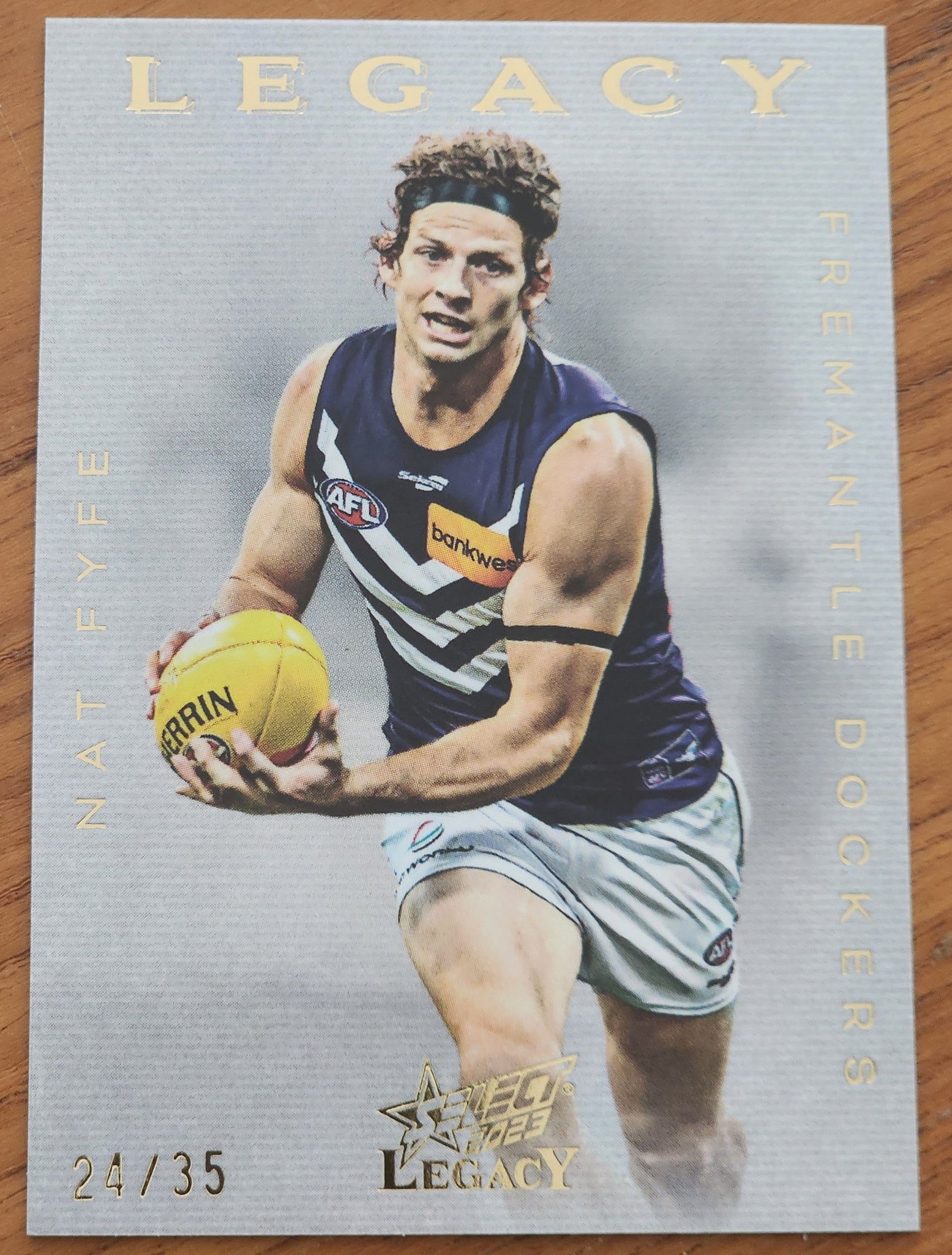 2023 AFL Select Legacy Nat Fyfe Fremantle Dockers 24/35 L6