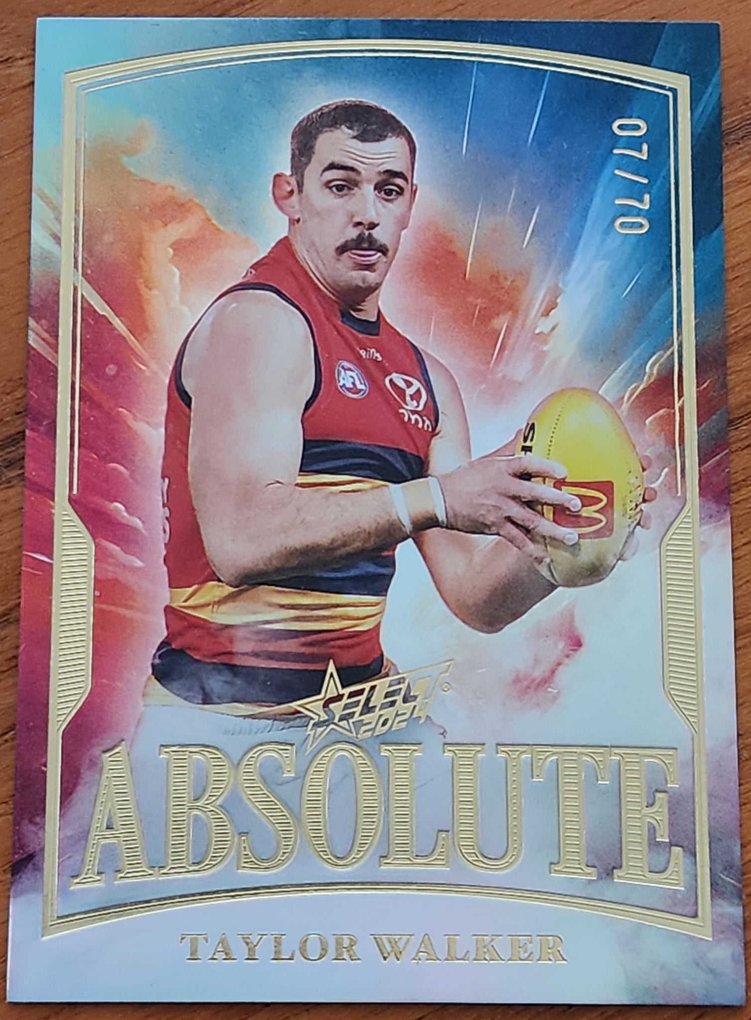2024 AFL Select Absolute Taylor Walker Adelaide LOW 7/70