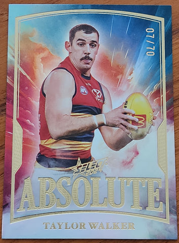 2024 AFL Select Absolute Taylor Walker Adelaide LOW 7/70