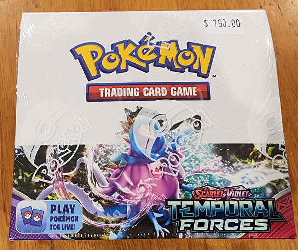 Pokemon TCG Scarlet and Violet Temporal Forces Booster Box