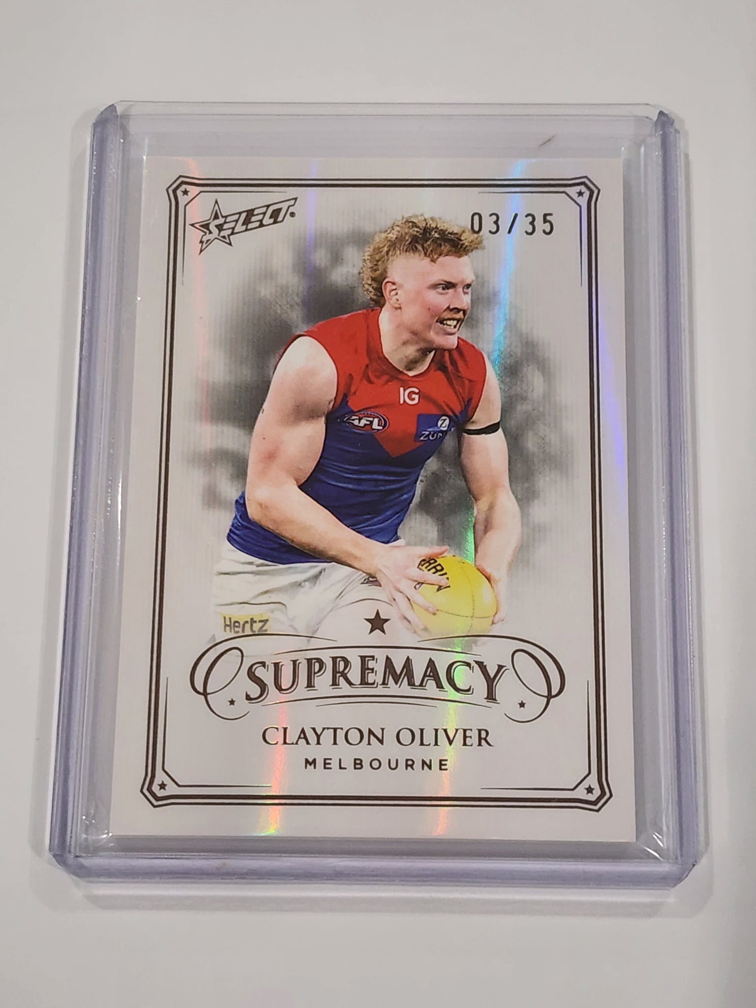 2024 AFL Select Supremacy Black Pearl Clayton Oliver Melbourne LOW 3/35