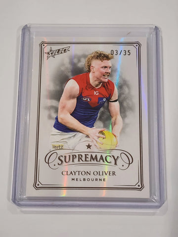 2024 AFL Select Supremacy Black Pearl Clayton Oliver Melbourne LOW 3/35