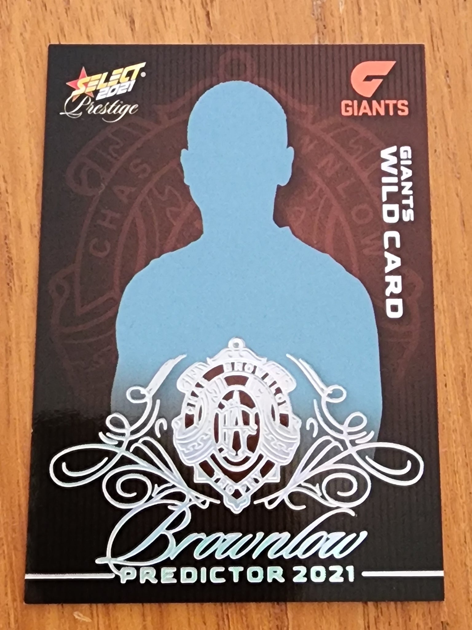 2021 AFL Select Prestige Giants Wildcard Brownlow Predictor 2021 33/60