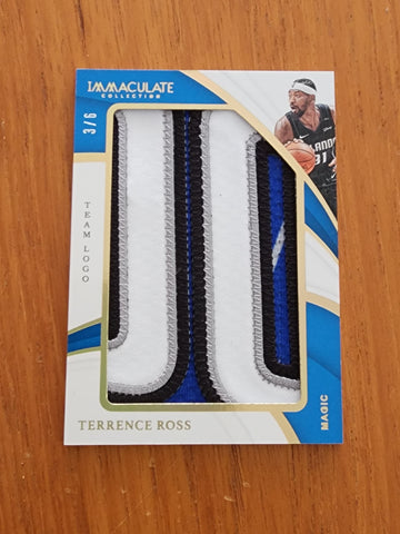 2018-19 Panini Immaculate Collection basketball Terrence Ross Magic jersey Patch 3/6