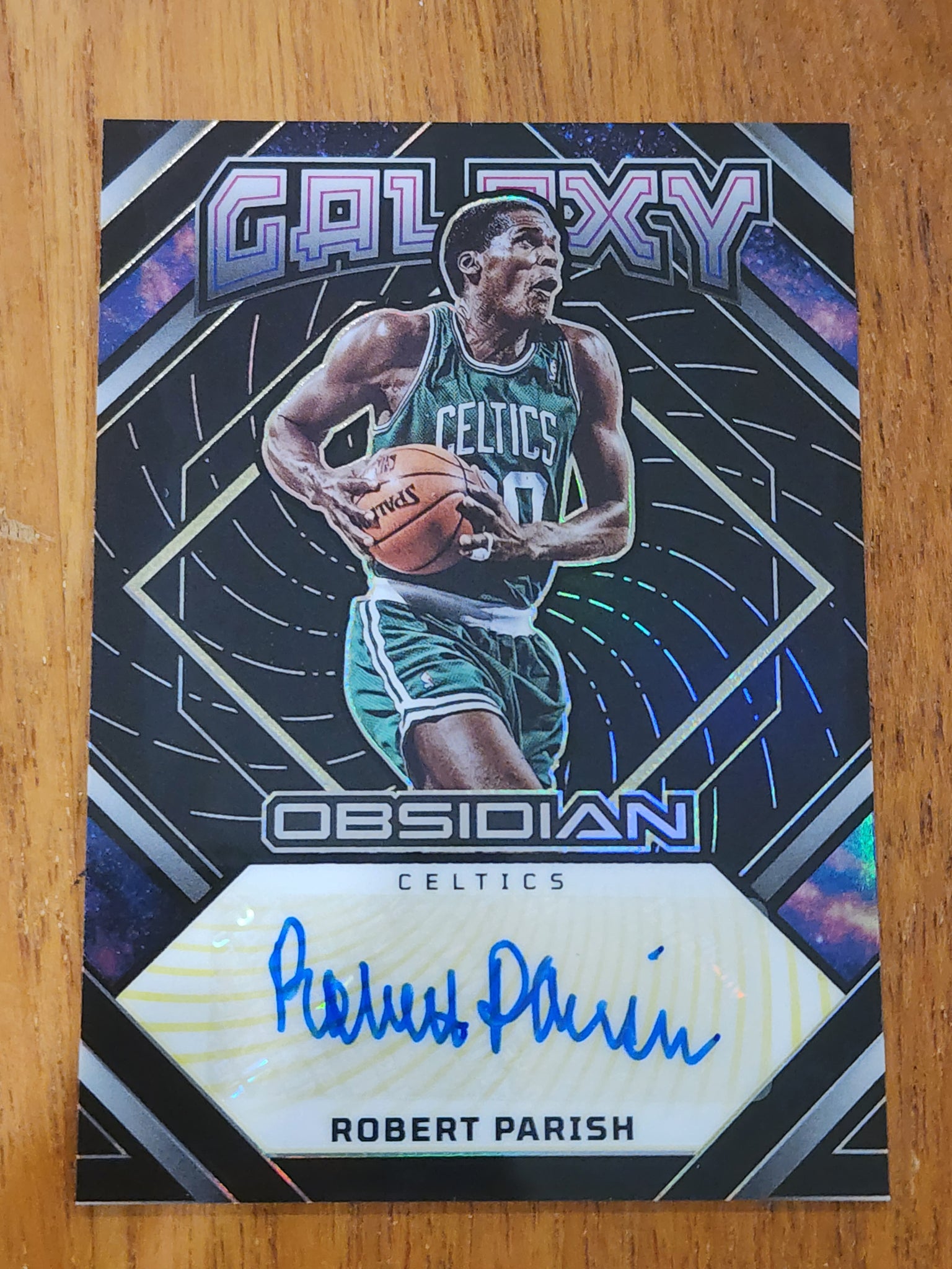 2022-23 NBA Obsidian Galaxy Auto Robert Parish Boston Celtics 5/10