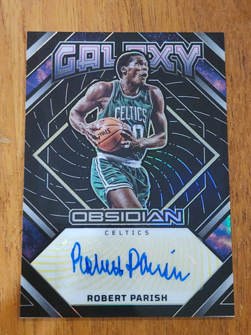 2022-23 NBA Obsidian Galaxy Auto Robert Parish Boston Celtics 5/10