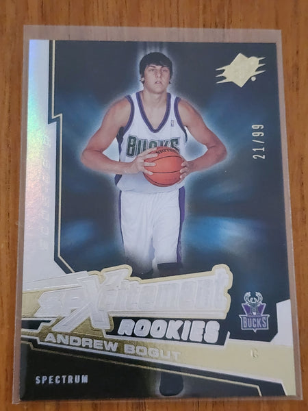 2005-06 SPx SPXCITEMENT ROOKIES #XCR3:ANDREW BOGUT RC BUCKS AUSTRALIA 21/99