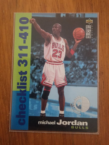 1995 UD Collectors Choice Players Club Checklist Michael Jordan Bulls