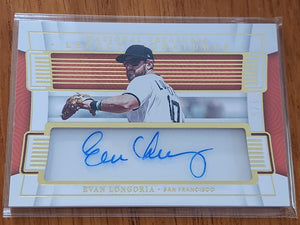 2022 Panini National Treasures Evan Longoria Legacy Signatures Auto 1/5