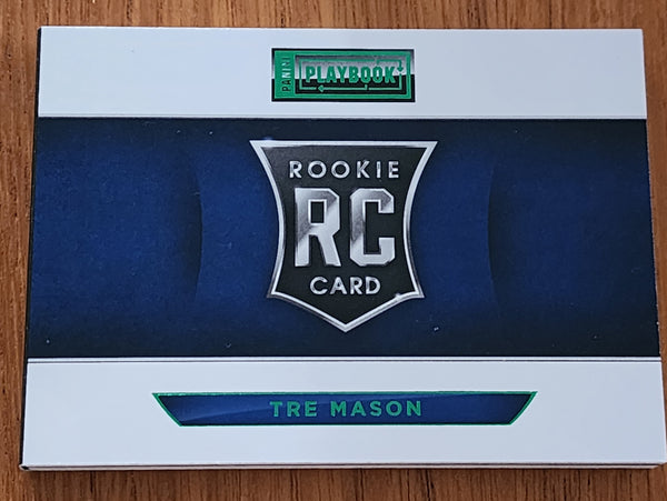 2014 PANINI PLAYBOOK TRE MASON RC AUTO LOGO PATCH 08/25
