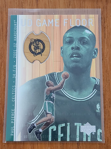 2001-02 Upper Deck Hardcourt UD Game Floor Paul Pierce #PP