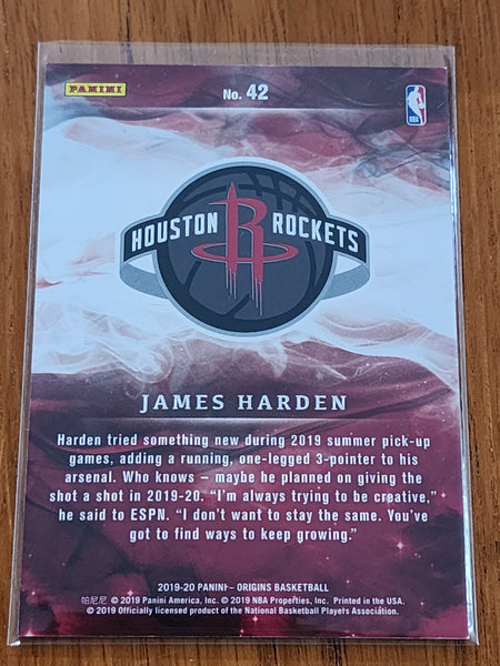 2019-20 Panini Origins Red #42 James Harden Houston Rockets