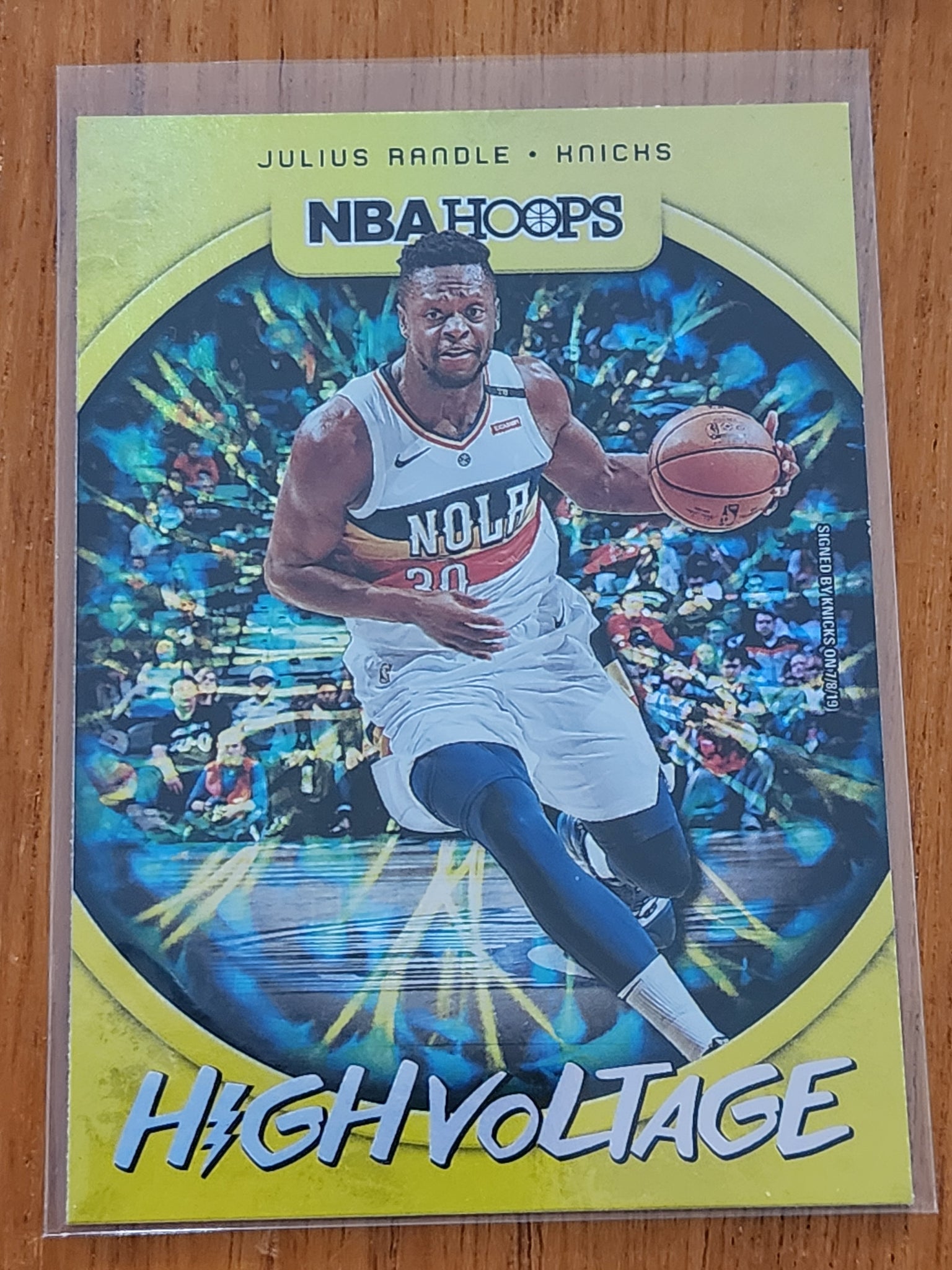 2019-20 Panini NBA Hoops High Voltage Julius Randle #23