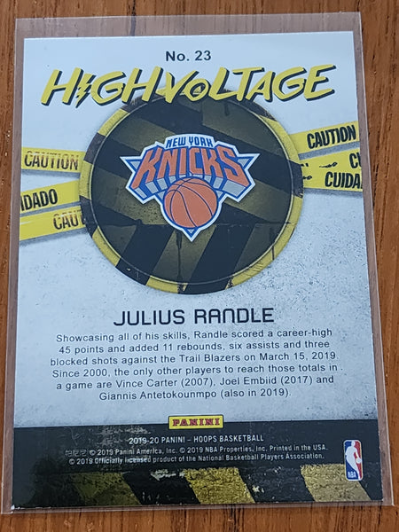 2019-20 Panini NBA Hoops High Voltage Julius Randle #23