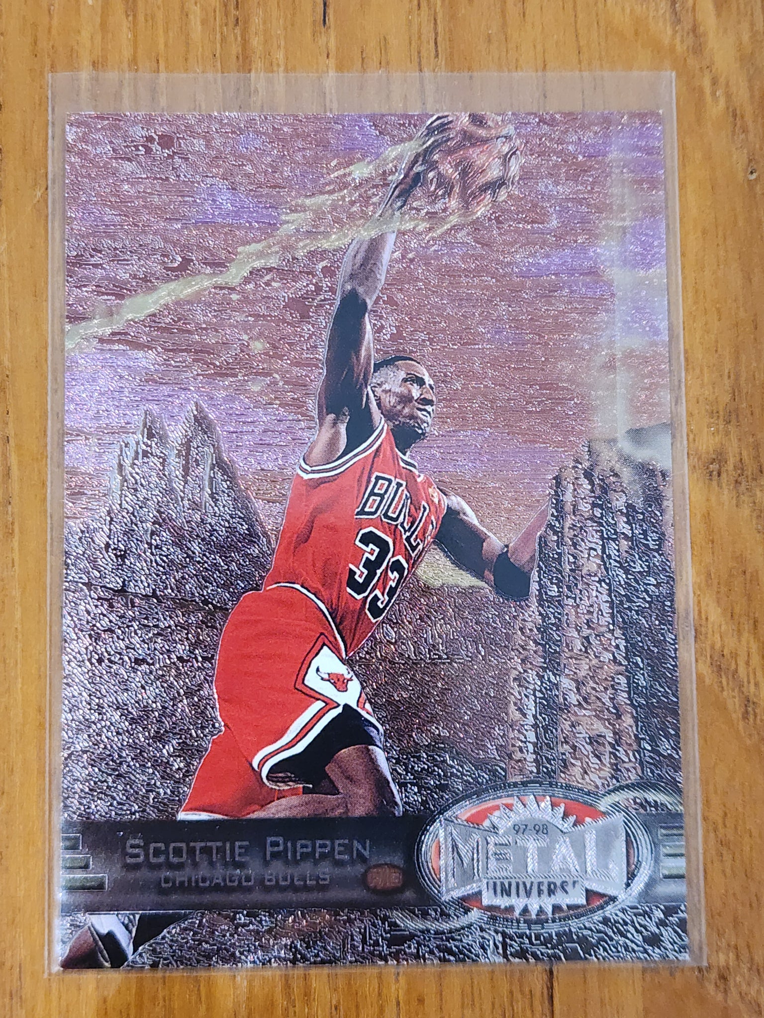 97-98 Metal Universe NBA Scottie Pippen Inserts Bulls