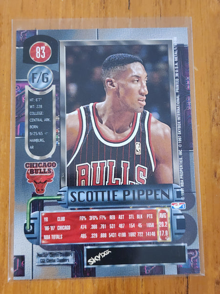 97-98 Metal Universe NBA Scottie Pippen Inserts Bulls