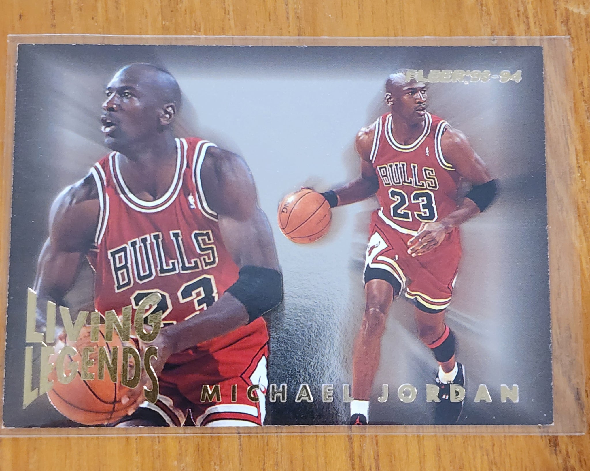 1993-94 Fleer  MICHAEL JORDAN Living Legends Chicago Bulls Insert HOF #4