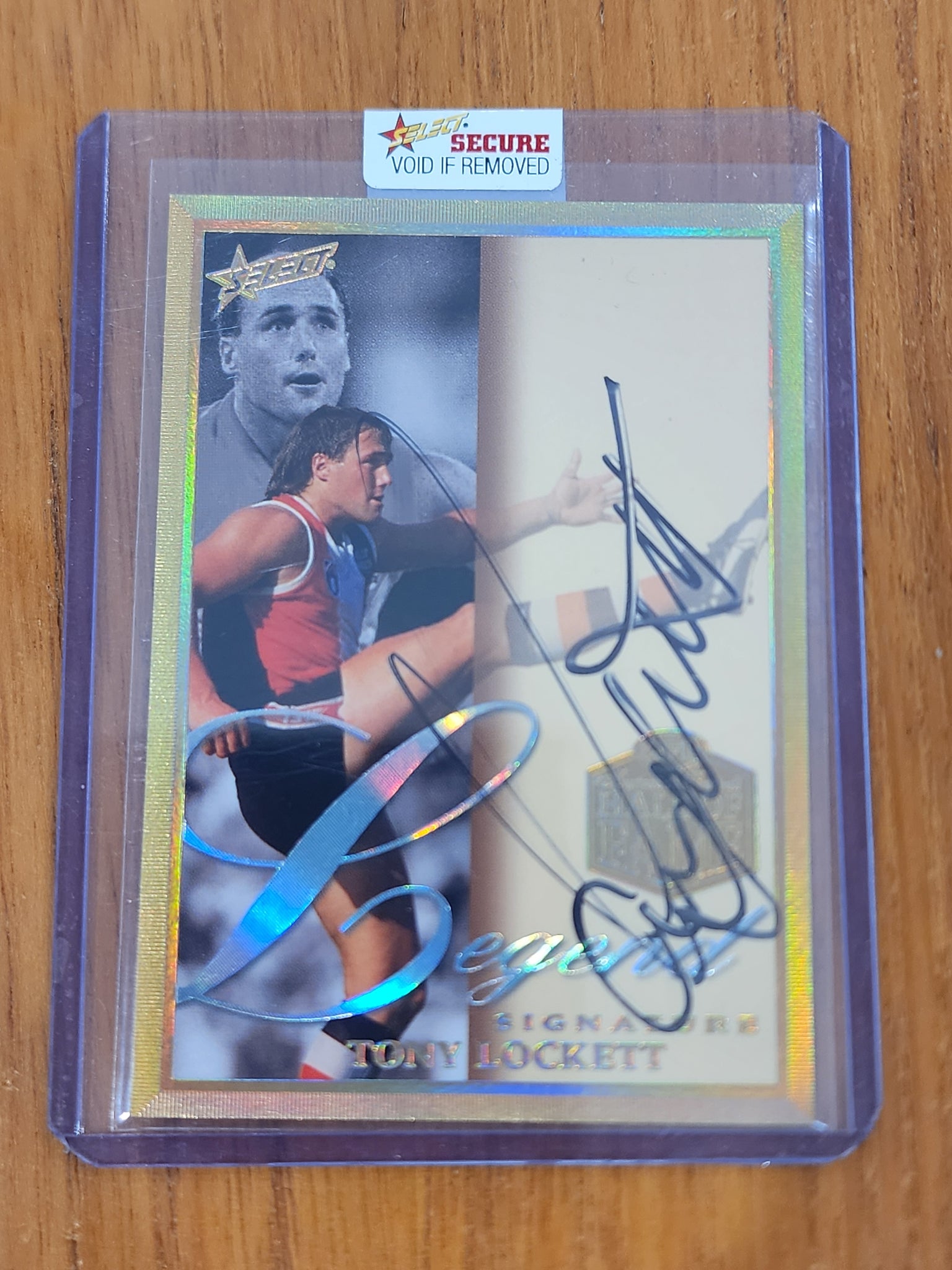 2018 AFL Select Hall Of Fame Legend Signature Card Tony Lockett 17/110 LGS18