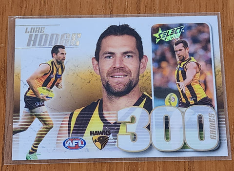 2018 AFL Select 300 games Luke Hodge Hawthorn CC74 #185