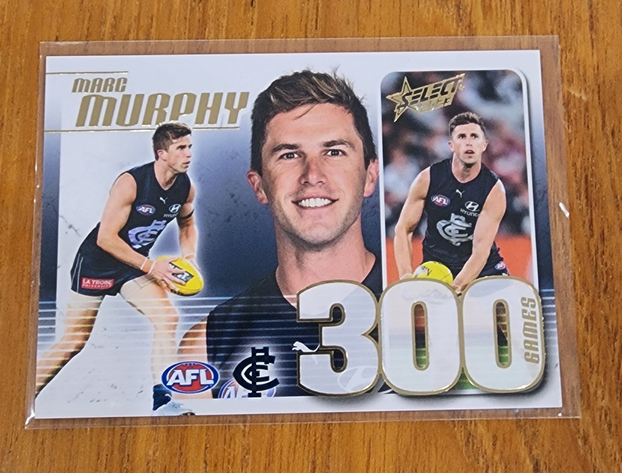 2023 AFL Select 300 games card Marc Murphy Carlton CC89 #237