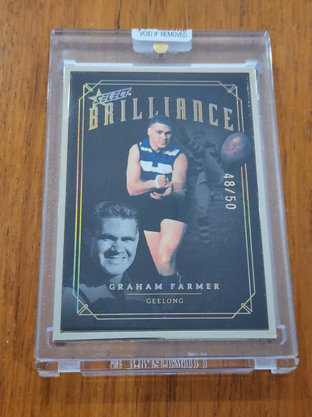 2020 AFL Select Brilliance Graham Polly Farmer Geelong Cats 48/50 B-GF