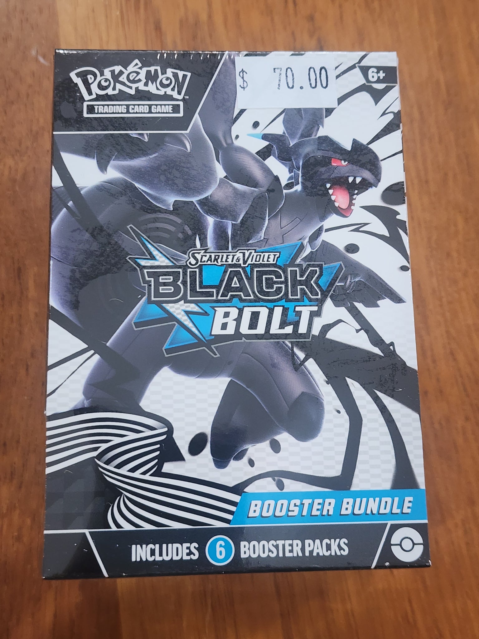 Pokémon TCG: Scarlet & Violet Black Bolt Booster Bundle 6 Packs SEALED