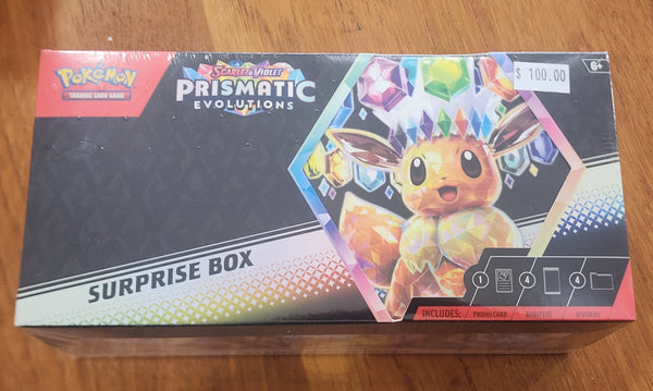 Pokémon TCG - Scarlet and Violet Prismatic Evolutions Surprise Box - New SEALED!
