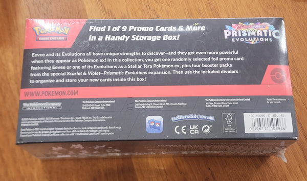 Pokémon TCG - Scarlet and Violet Prismatic Evolutions Surprise Box - New SEALED!