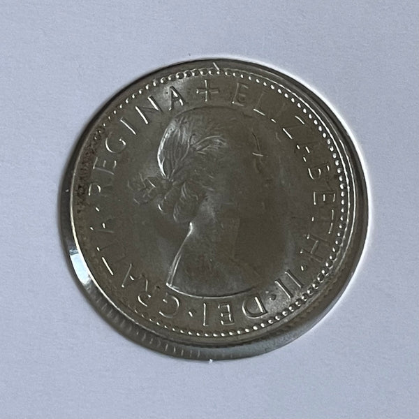 Australia 1953  1/- One Shilling silver coin Uncirculated