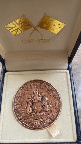 Australia 1987 First Fleet Bicentenary Commemorative Medallion