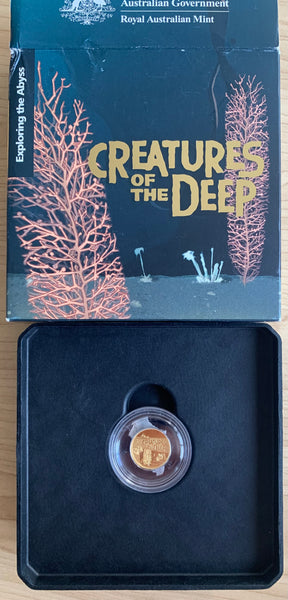 2023 Royal Australian Mint $10 C Mintmark 1/10oz Gold Proof Coin - Creatures of The Deep