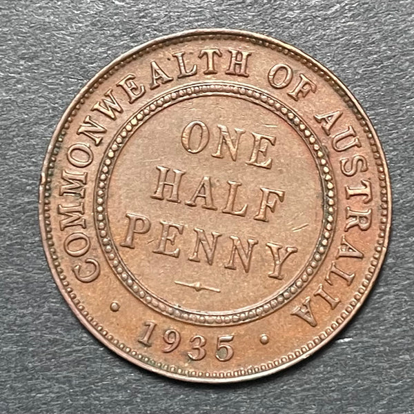Australia 1935 1/2d Half Penny Extremely Fine Condition