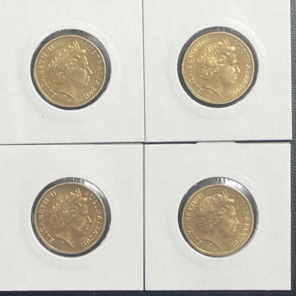 Australia 2017 Royal Australian Mint $1 A War Close To Home Uncirculated Set of Four Coins