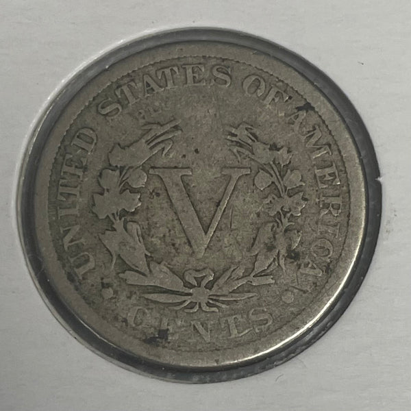 USA 1888 Nickel 5c coin