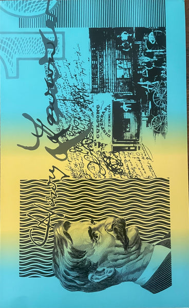 Australia 1991 $10 Fraser/Cole Banknote Uncut Block of 4 Folder R313