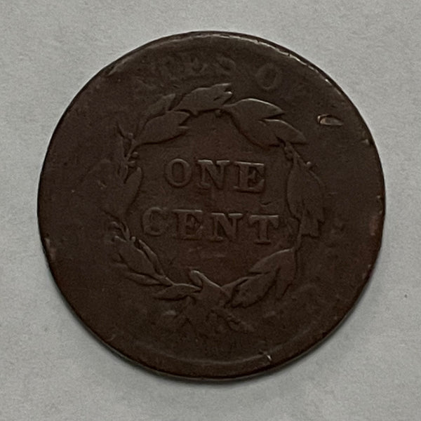 USA 1837 Large Cent Coin.