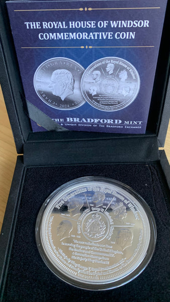 Niue 2024 $10 Royal House of Windsor 5oz 999 Silver Coin Box Cert