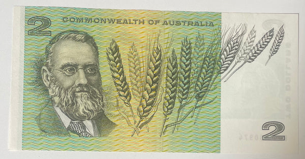 Australia 1966 $2 Commonwealth of Australia Coombs Wilson Banknote aUnc. R81