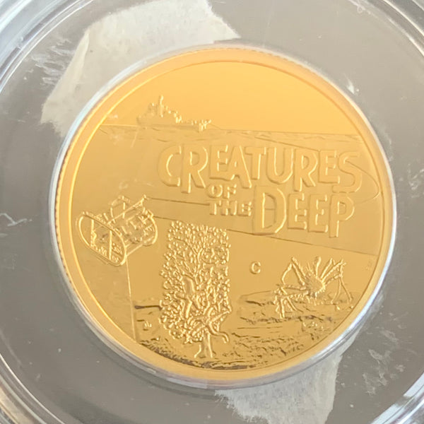 2023 Royal Australian Mint $10 C Mintmark 1/10oz Gold Proof Coin - Creatures of The Deep