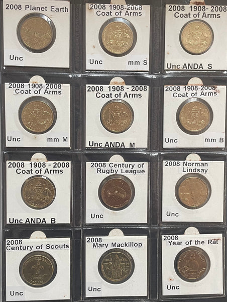 Australia 1984 to 2013 $1 One Dollar Uncirculated Collection 229 Coins