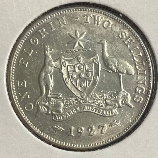 Australia 1927 2/- Florin EF