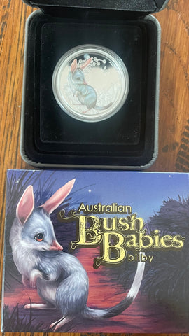Australia 2010 Perth Mint Australian Bush Babies Bilby 1/2oz Silver Coin
