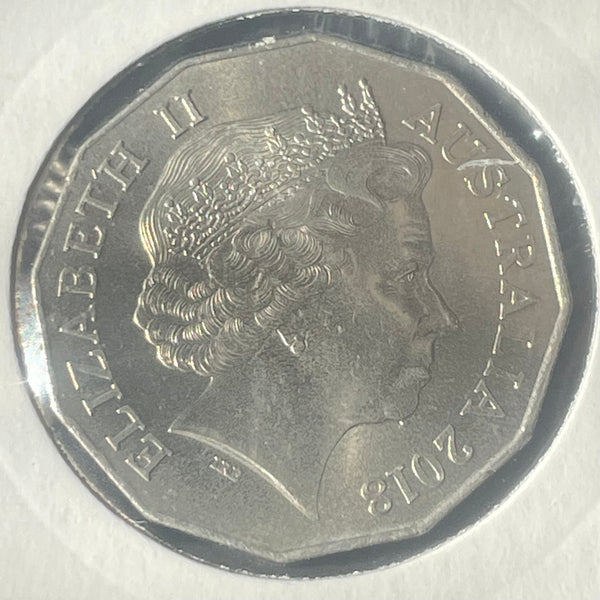 Australia 2018 50c Anzac Series Set of 4 50c Fifty Cents uncirculated coins