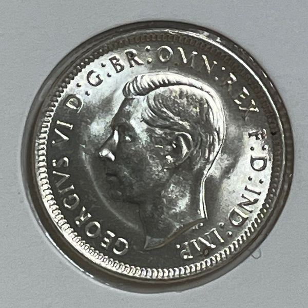 Australia 1943 1/- One Shilling silver coin Uncirculted Condition