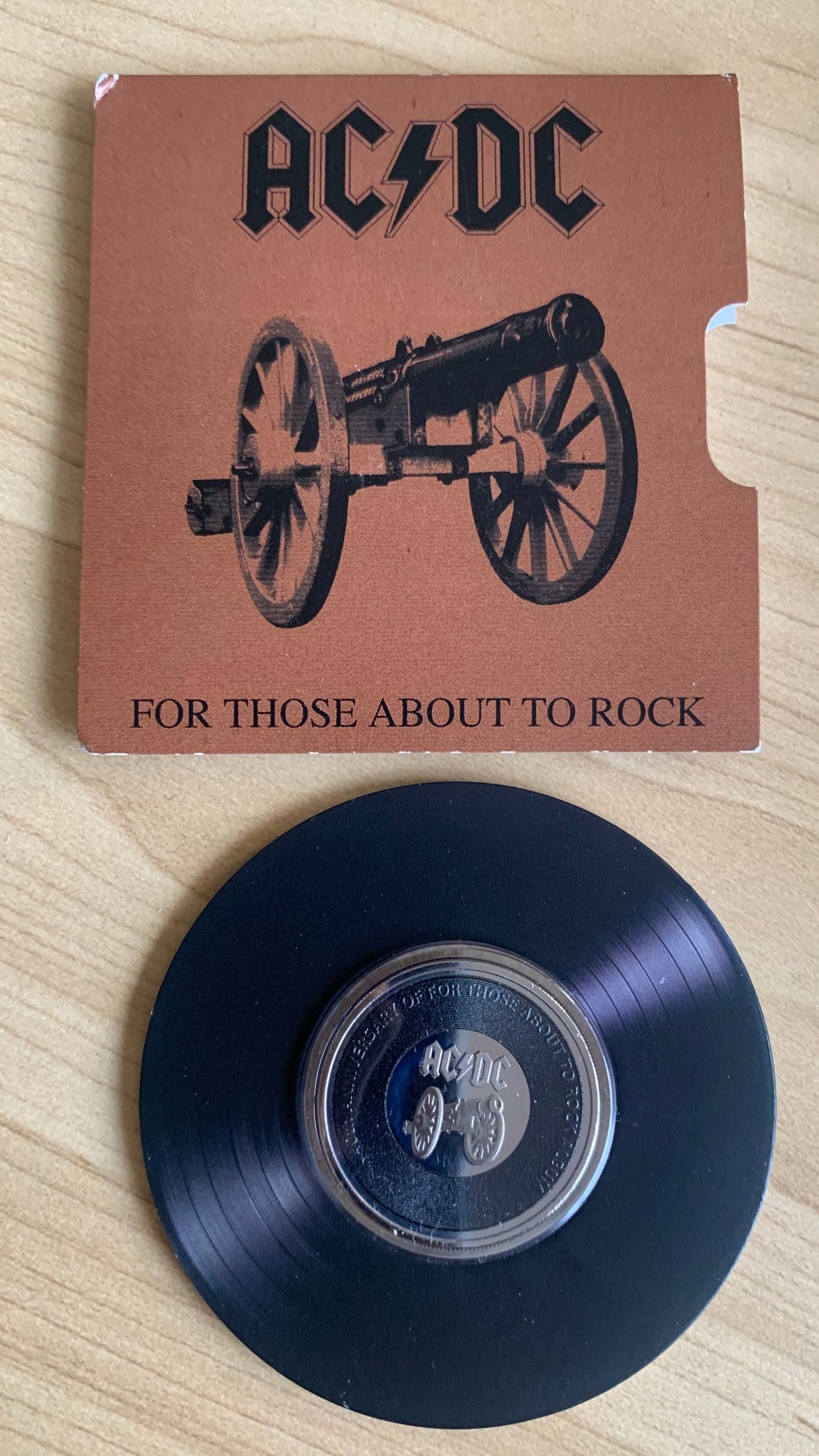 Australia 2021 Royal Australian Mint AC/DC ACDC 20c Coloured Uncirculated Coin For Those About to Rock